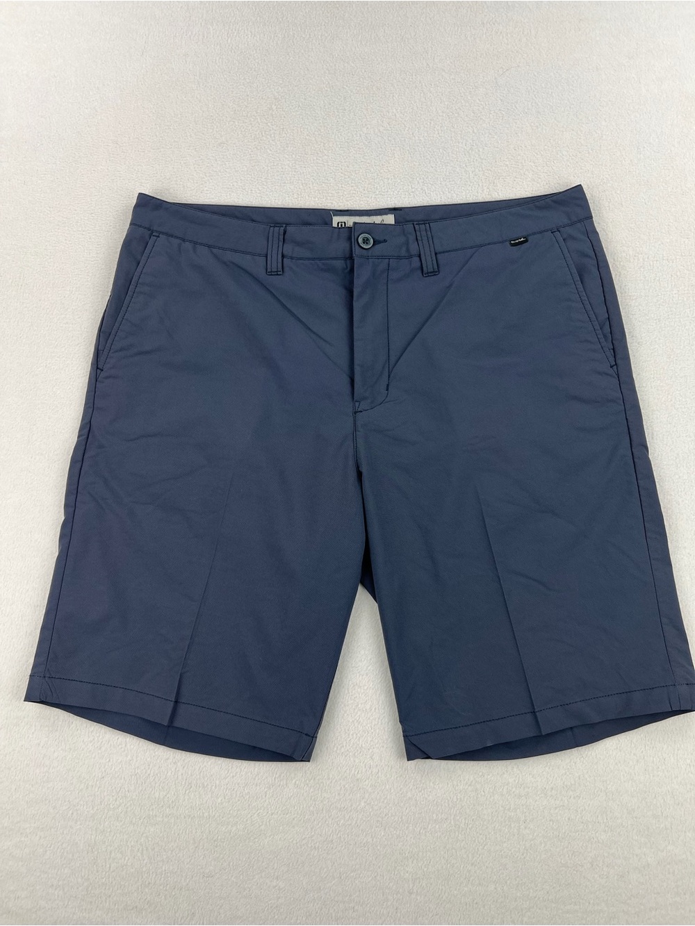 Travis Mathew Mens Perfomance Hybrid Golf Shorts Navy Blue11” Inseam Size 38